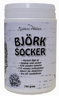 Björksocker, xylitol, socker, godis